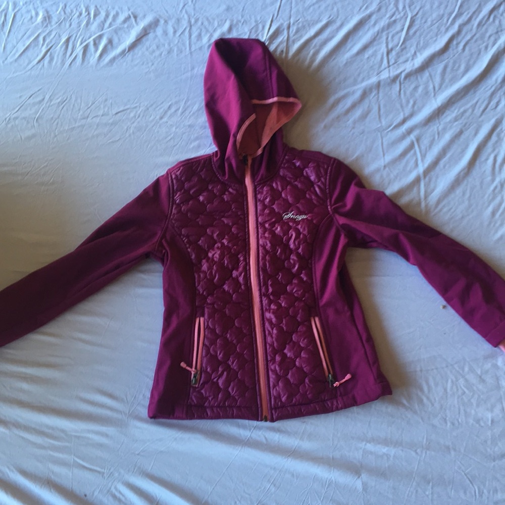 Pink snowzu winter coat/jacket